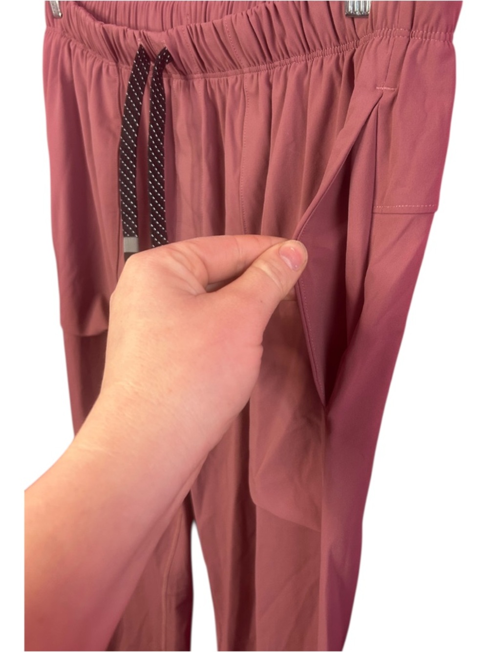 Fabletics Men's The One Jogger Moonlight Mauve/Oxblood Large - Picture 5 of 11